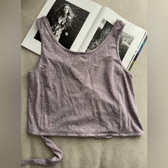 Lululemon Its A Tie Tank In Splatter Dye Dusty Dawn Size 6 - Picture 7 of 11